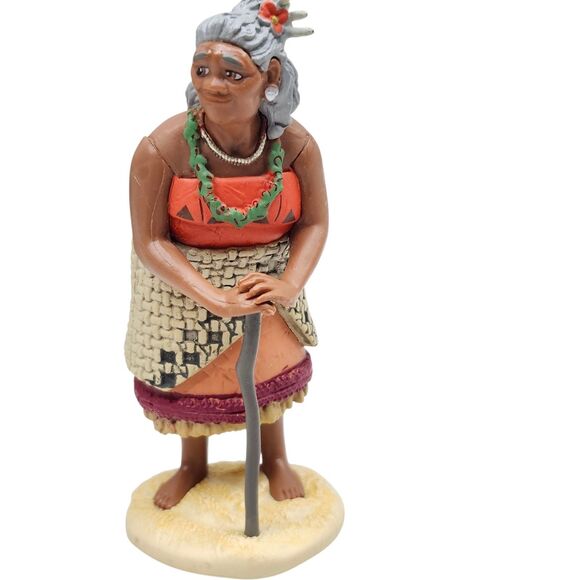 Disney Moana Maui and Gramma Tala Action Figure with Fish Hook Approx 4" Toy - Picture 4 of 7